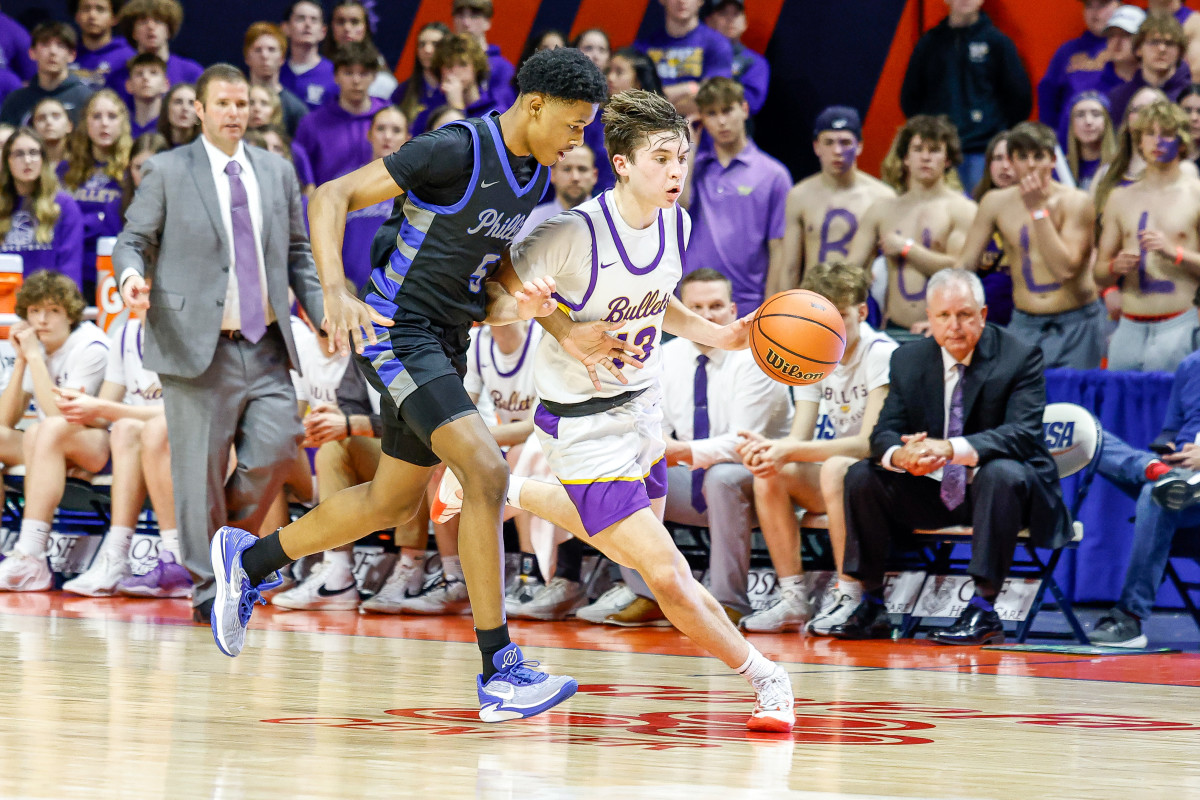 Phillips Academy Williamsville Illinois boys basketball March 7 2024 Nate Latsch 26499